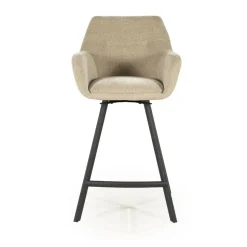 By Boo Barkrukken|Bliss Barstoel met armleuning Taupe