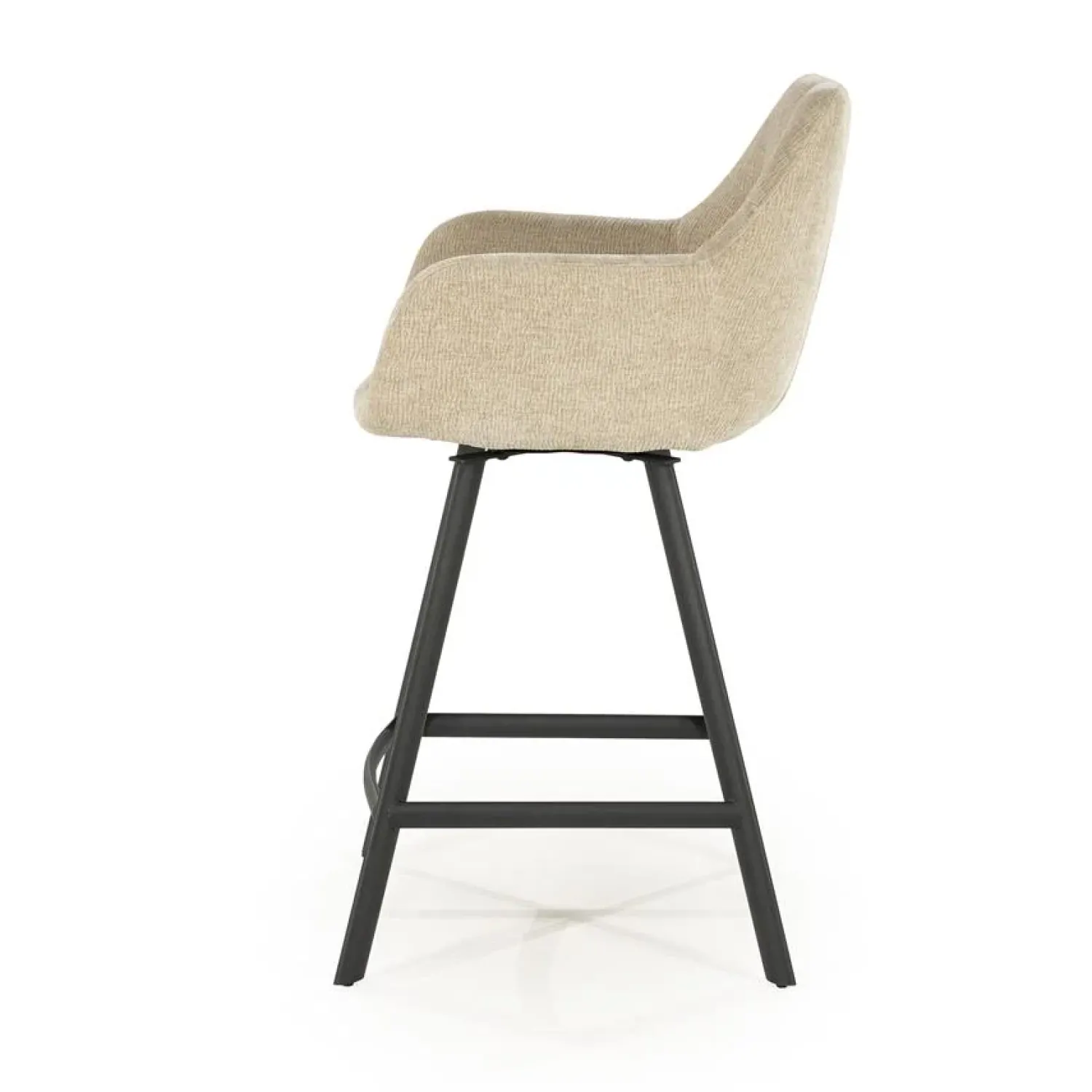 By Boo Barkrukken|Bliss Barstoel met armleuning Taupe