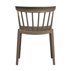 WOOOD Tuinstoelen|Bliss Tuinstoel kunststof bruin melange