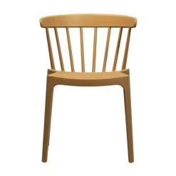 WOOOD Tuinstoelen|Bliss Tuinstoel kunststof cognac melange