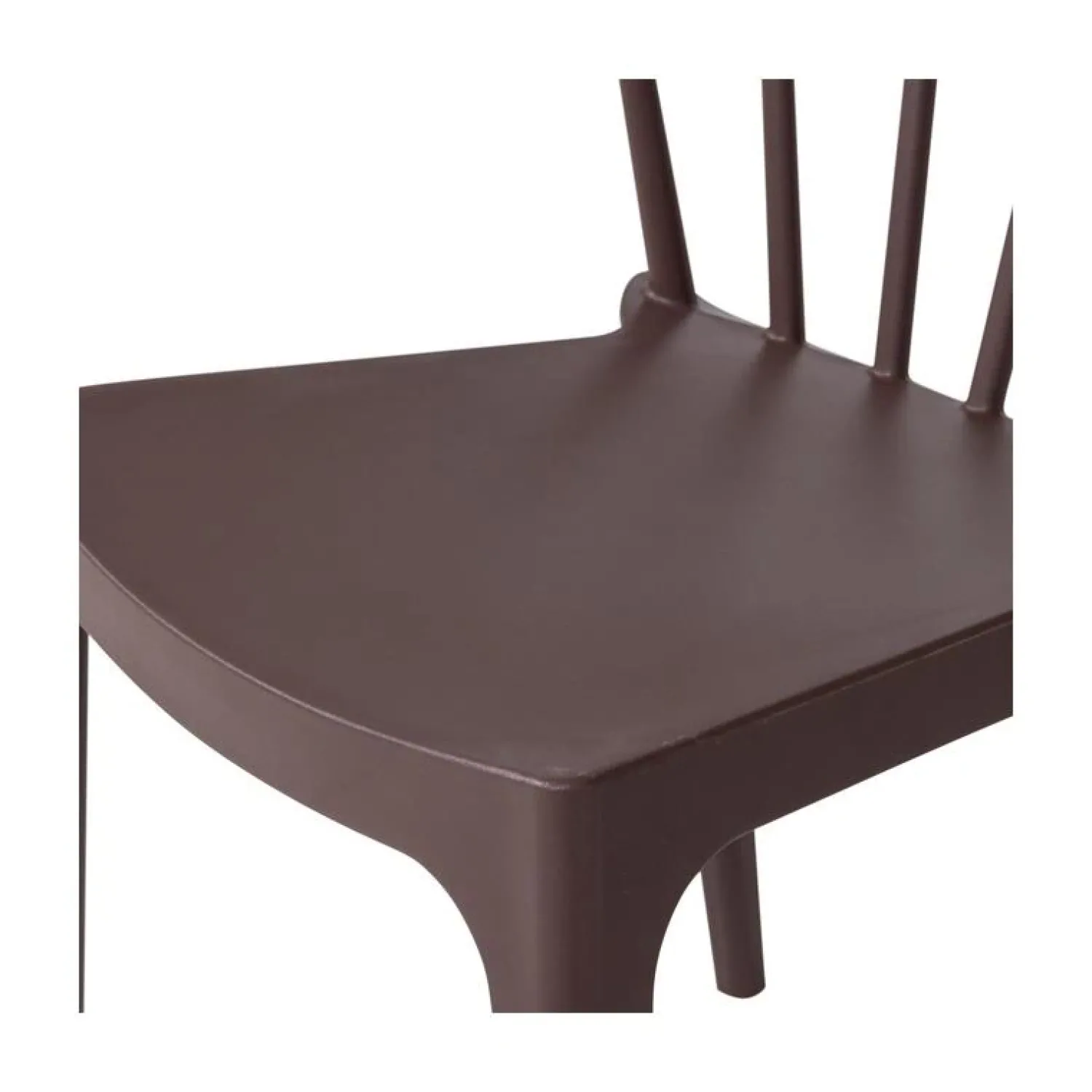 WOOOD Tuinstoelen|Bliss Tuinstoel kunststof paars/bruin