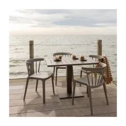 WOOOD Tuinstoelen|Bliss Tuinstoel kunststof taupe
