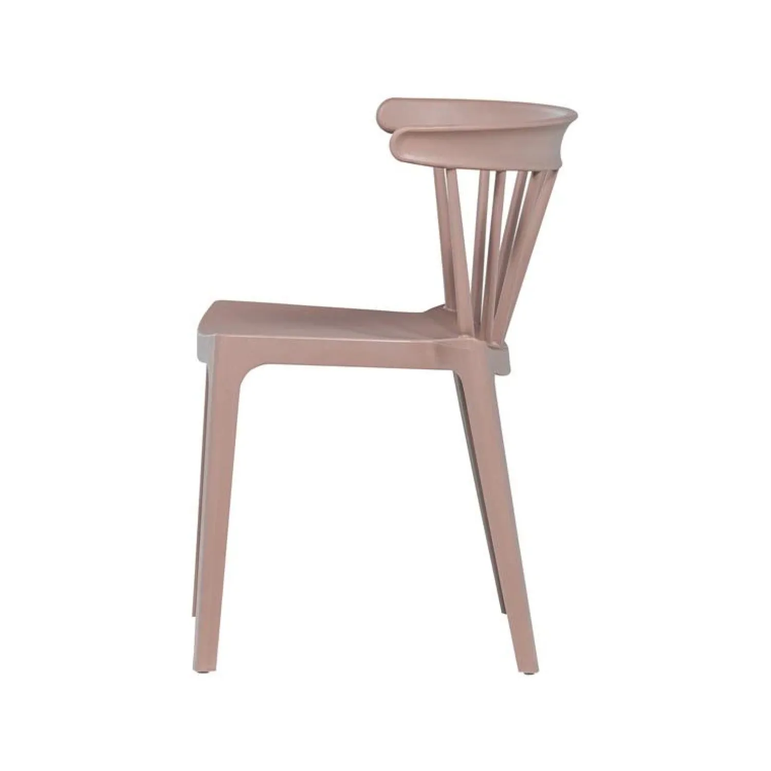 WOOOD Tuinstoelen|Bliss Tuinstoel kunststof zalmroze