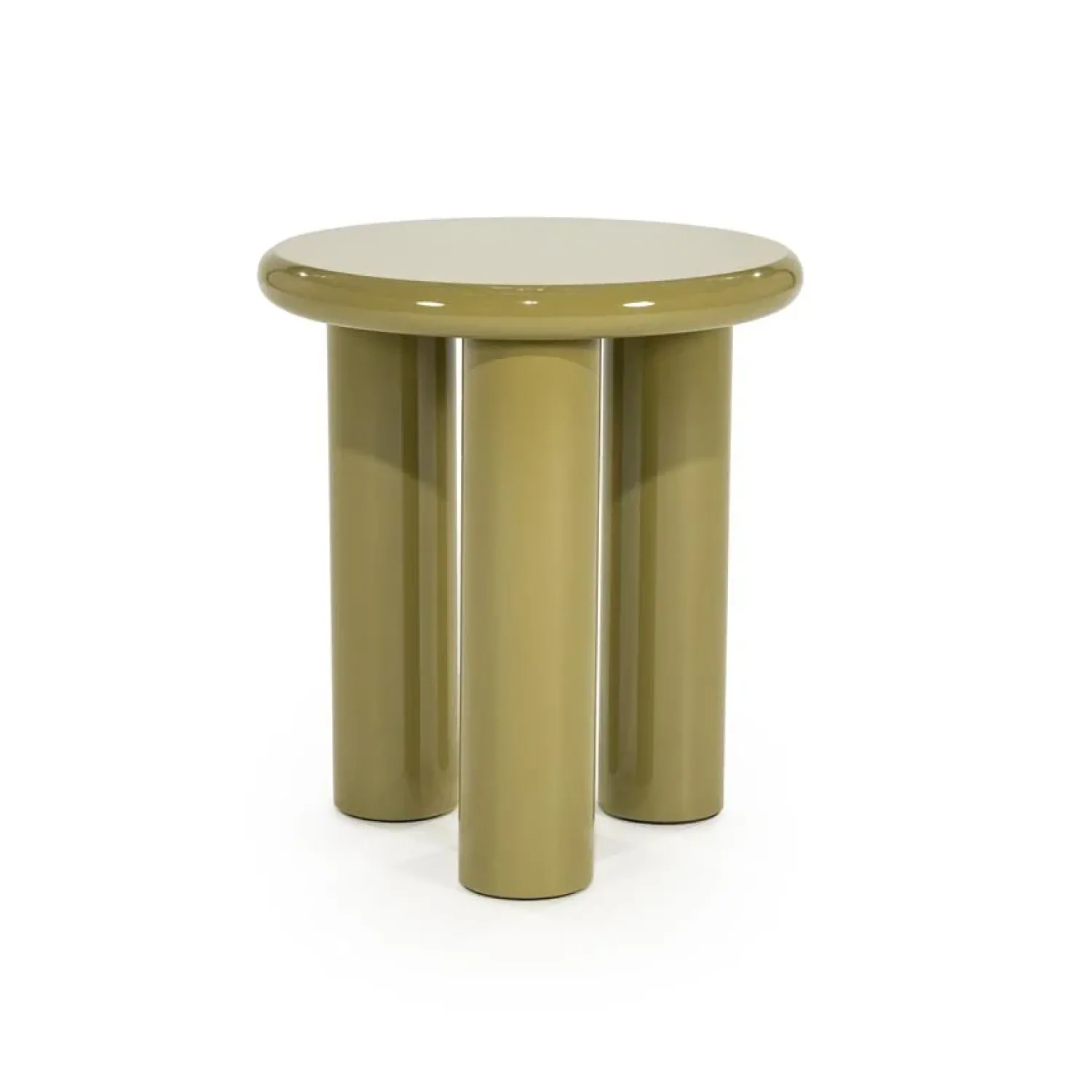 By Boo Bijzettafels|Bloop Bijzettafel rond Bruin 45cm