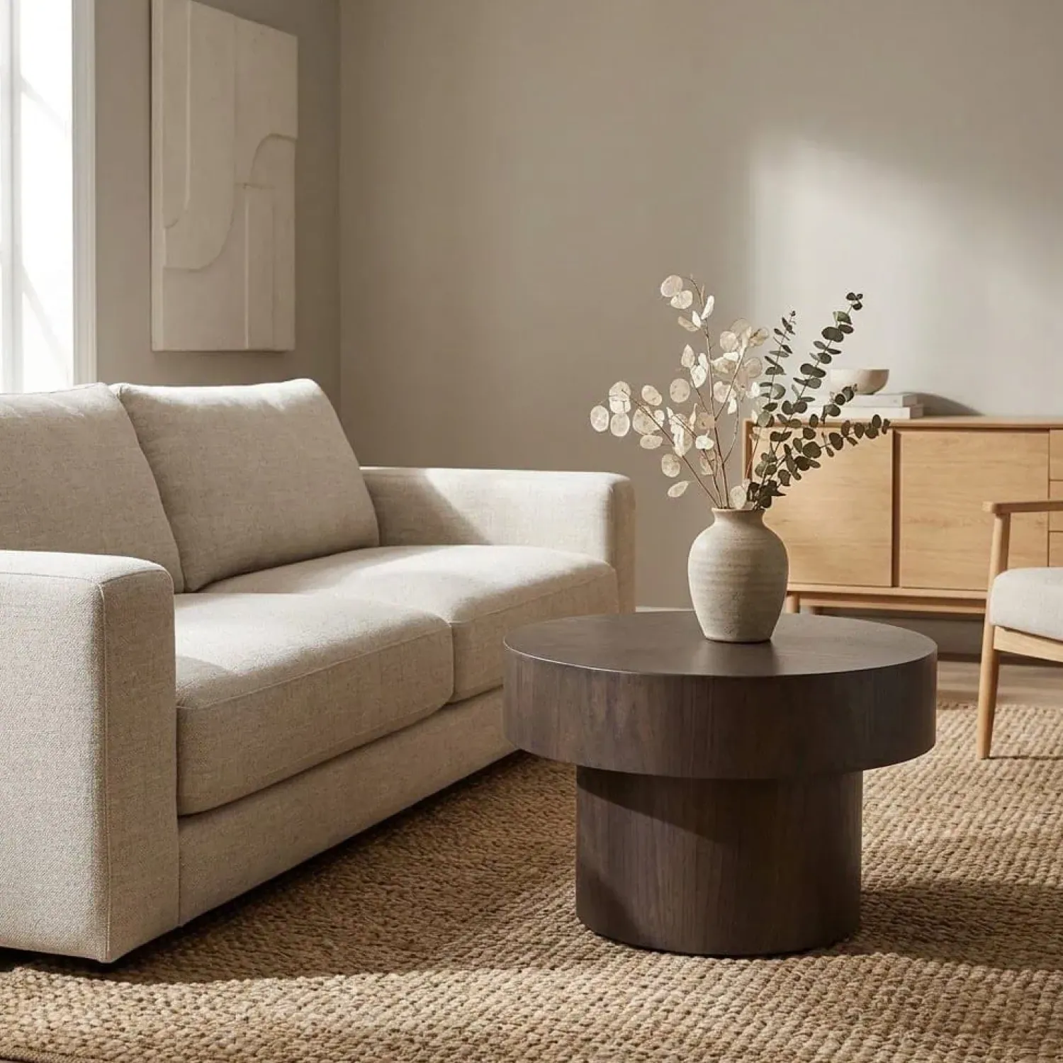 Eleonora Bijzettafels|Bobbie Bijzettafel bruin 45 cm