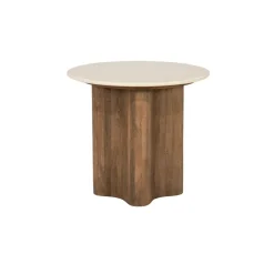 Eleonora Bijzettafels|Bodhi Bijzettafel Rond Bruin 50cm