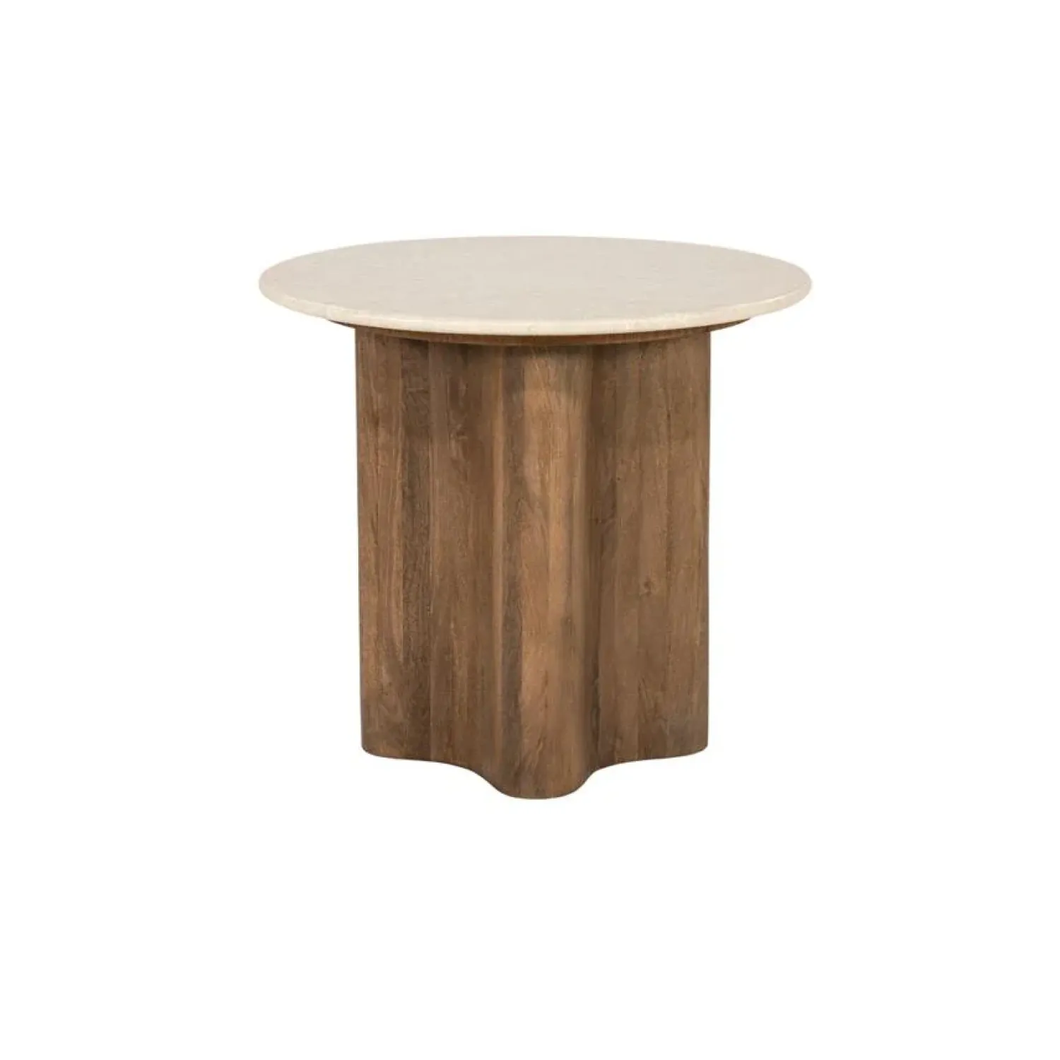Eleonora Bijzettafels|Bodhi Bijzettafel Rond Bruin 50cm