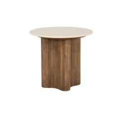 Eleonora Bijzettafels|Bodhi Bijzettafel Rond Bruin 50cm