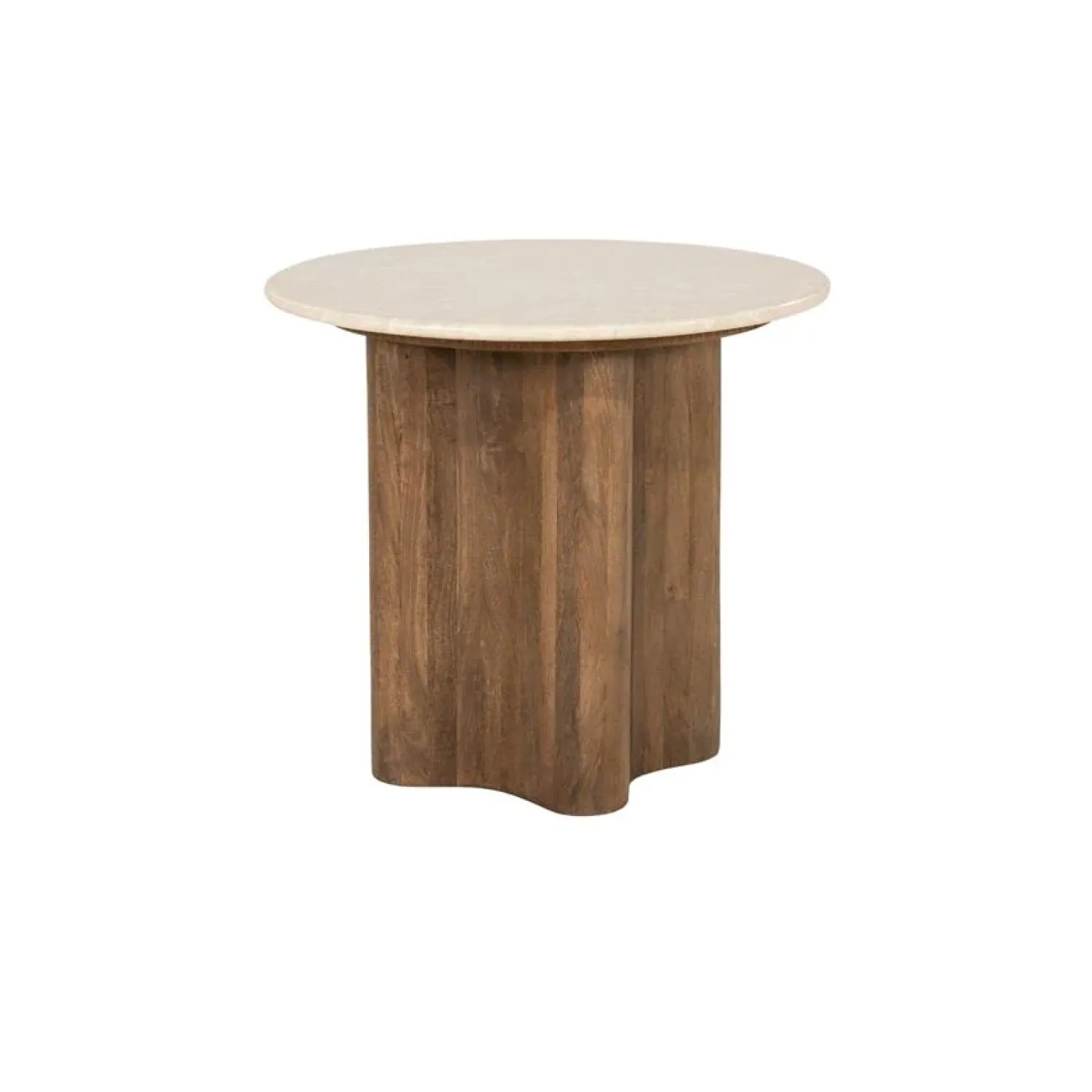Eleonora Bijzettafels|Bodhi Bijzettafel Rond Bruin 50cm