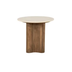 Eleonora Bijzettafels|Bodhi Bijzettafel Rond Bruin 50cm