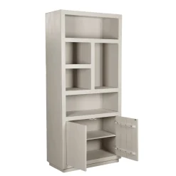 Furndea Vakkenkasten|Boekenkasten|Boekenkast Dortmund mangohout zand 5 vakken 90cm