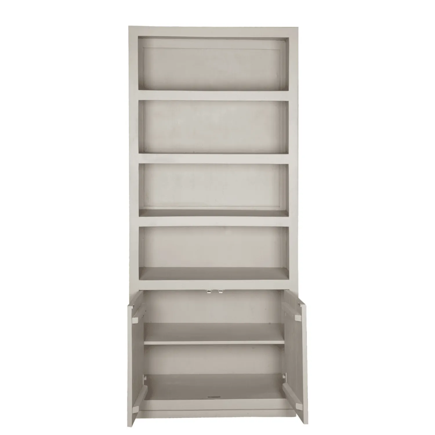Furndea Vakkenkasten|Boekenkasten|Boekenkast Dortmund mangohout zand 4 vakken 90cm