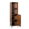 Furndea Boekenkasten|Industriele Kasten|Boekenkast Martin Walnoot 55cm