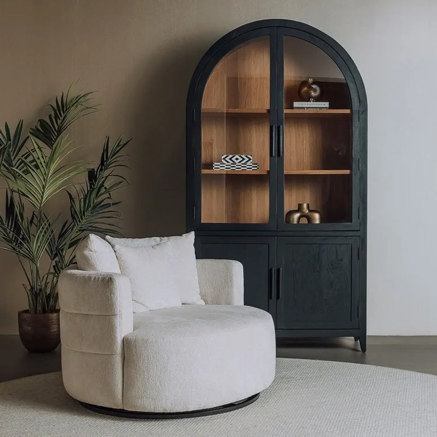 Tower living Fauteuils|Bolza Fauteuil ivory stof