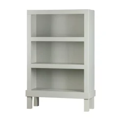 WOOOD Boekenkasten|Industriele Kasten|Bonk Open kast grenen grijs 107cm
