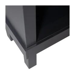 WOOOD Boekenkasten|Industriele Kasten|Bonk Open kast grenen zwart 107cm