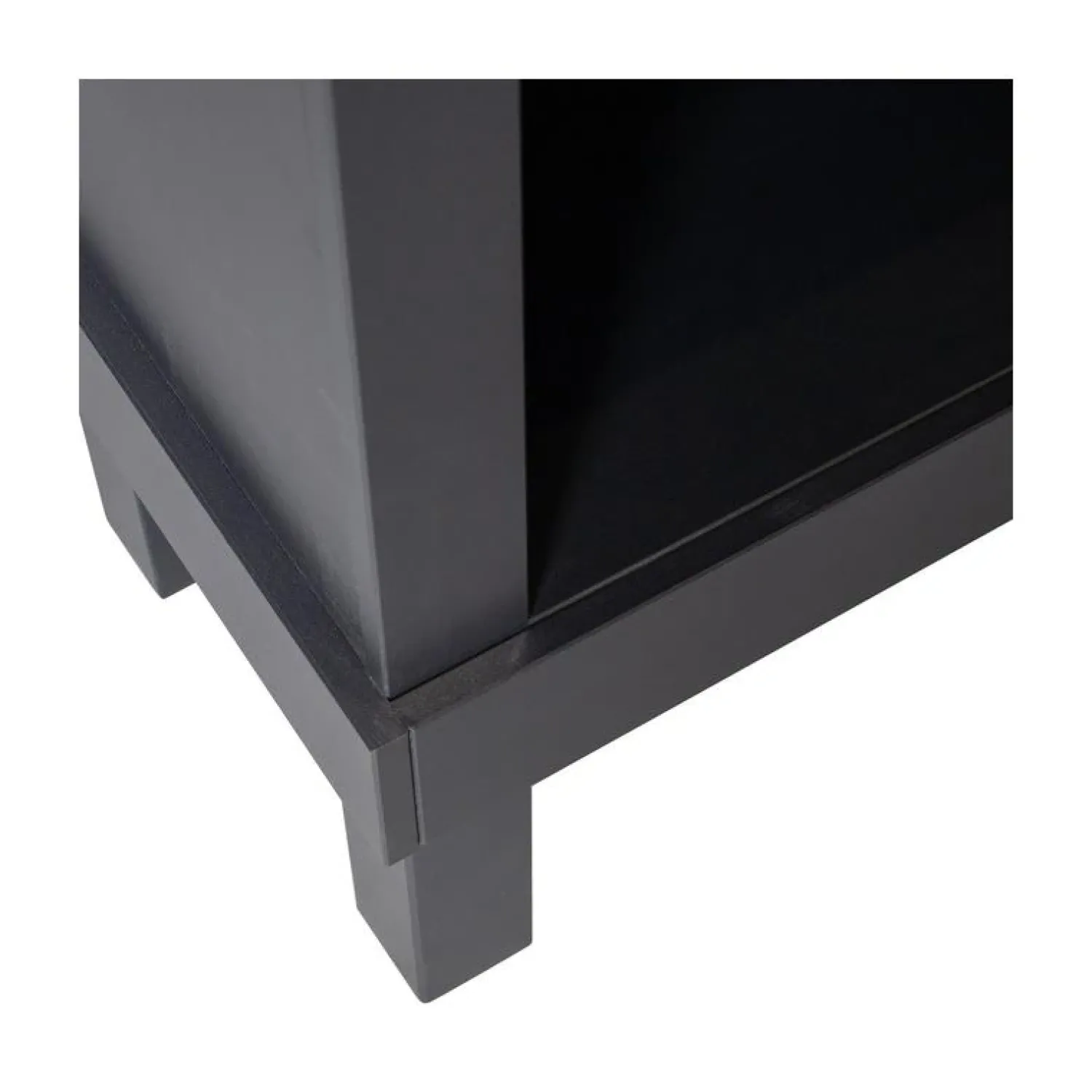 WOOOD Boekenkasten|Industriele Kasten|Bonk Open kast grenen zwart 107cm