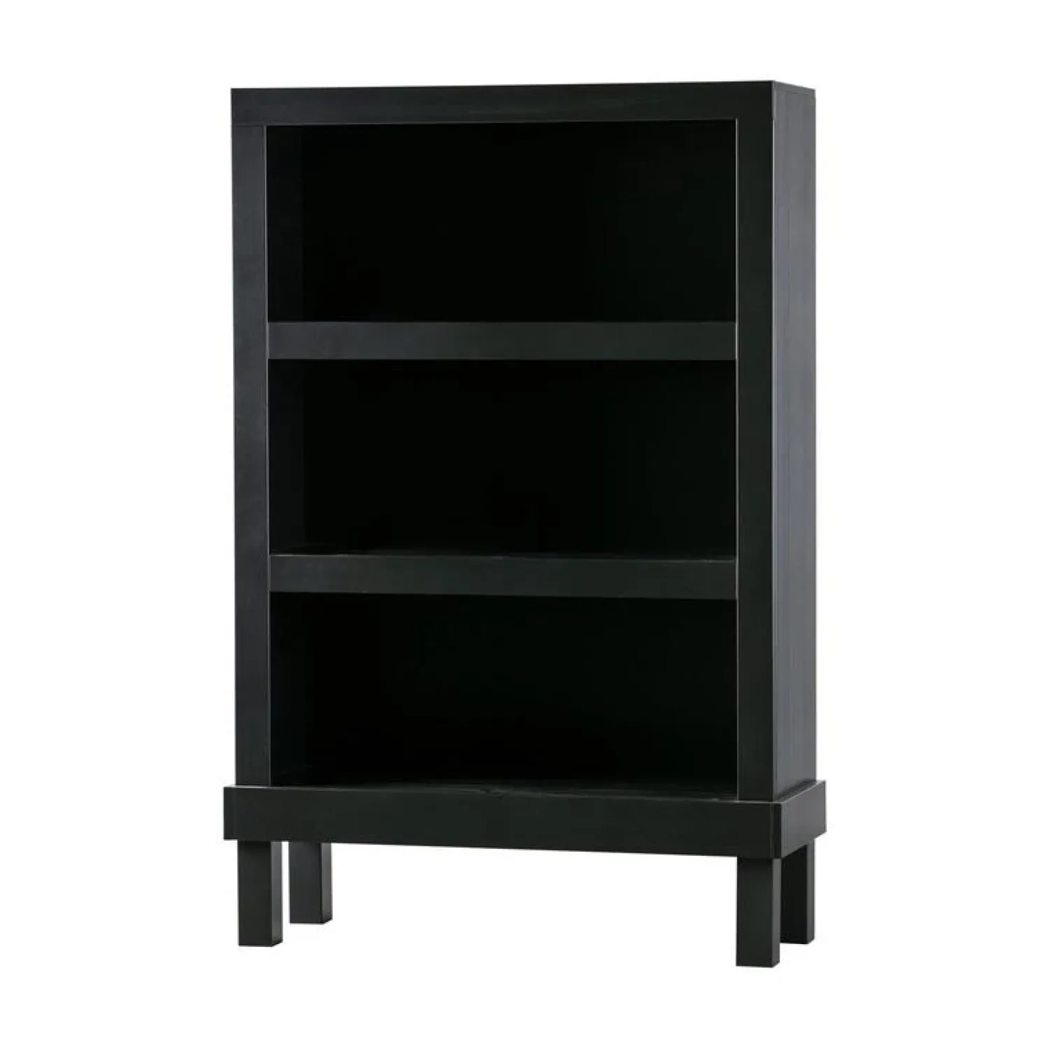 WOOOD Boekenkasten|Industriele Kasten|Bonk Open kast grenen zwart 107cm