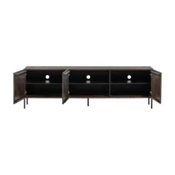 WOOOD Industriele Kasten|Tv Meubels|Bono Gravure Tv meubel essenhout bruin 180cm