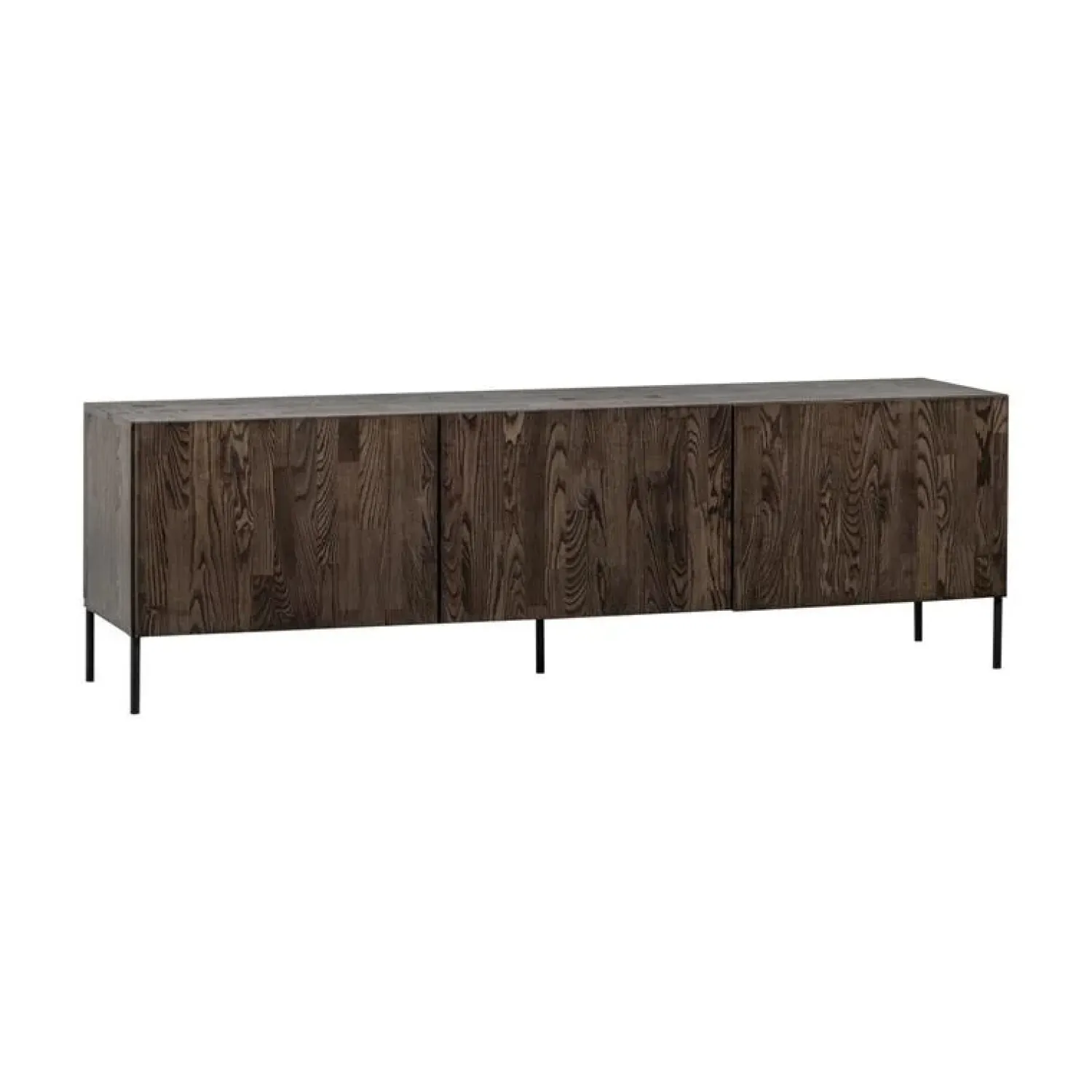WOOOD Industriele Kasten|Tv Meubels|Bono Gravure Tv meubel essenhout bruin 180cm
