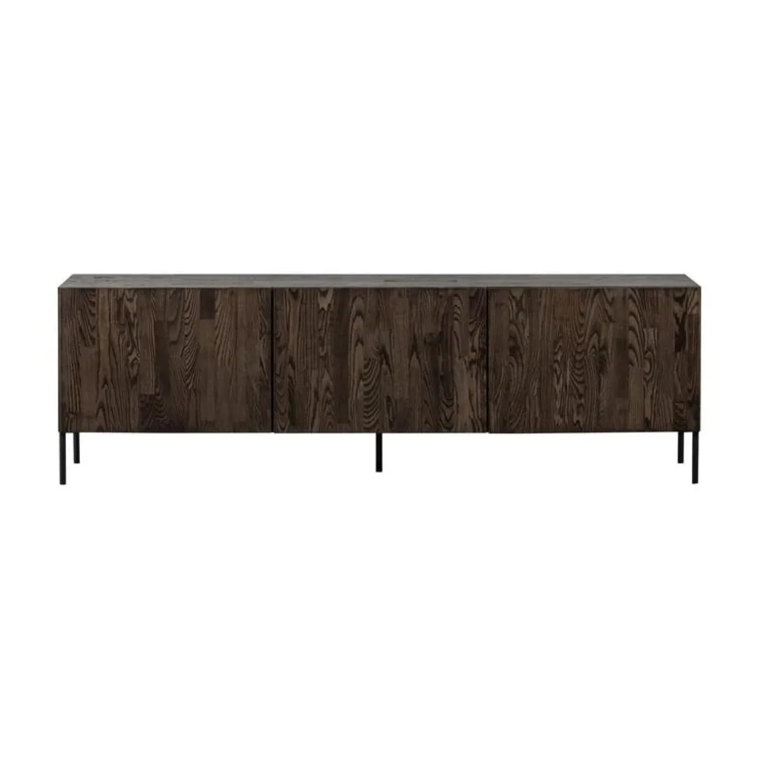 WOOOD Industriele Kasten|Tv Meubels|Bono Gravure Tv meubel essenhout bruin 180cm