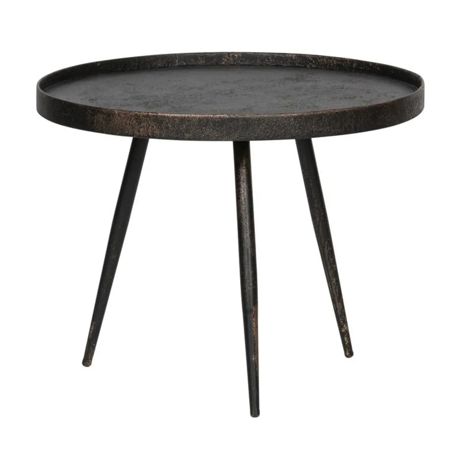 WOOOD Bijzettafels|Bounds Bijzettafel hout/metaal goud 58cm