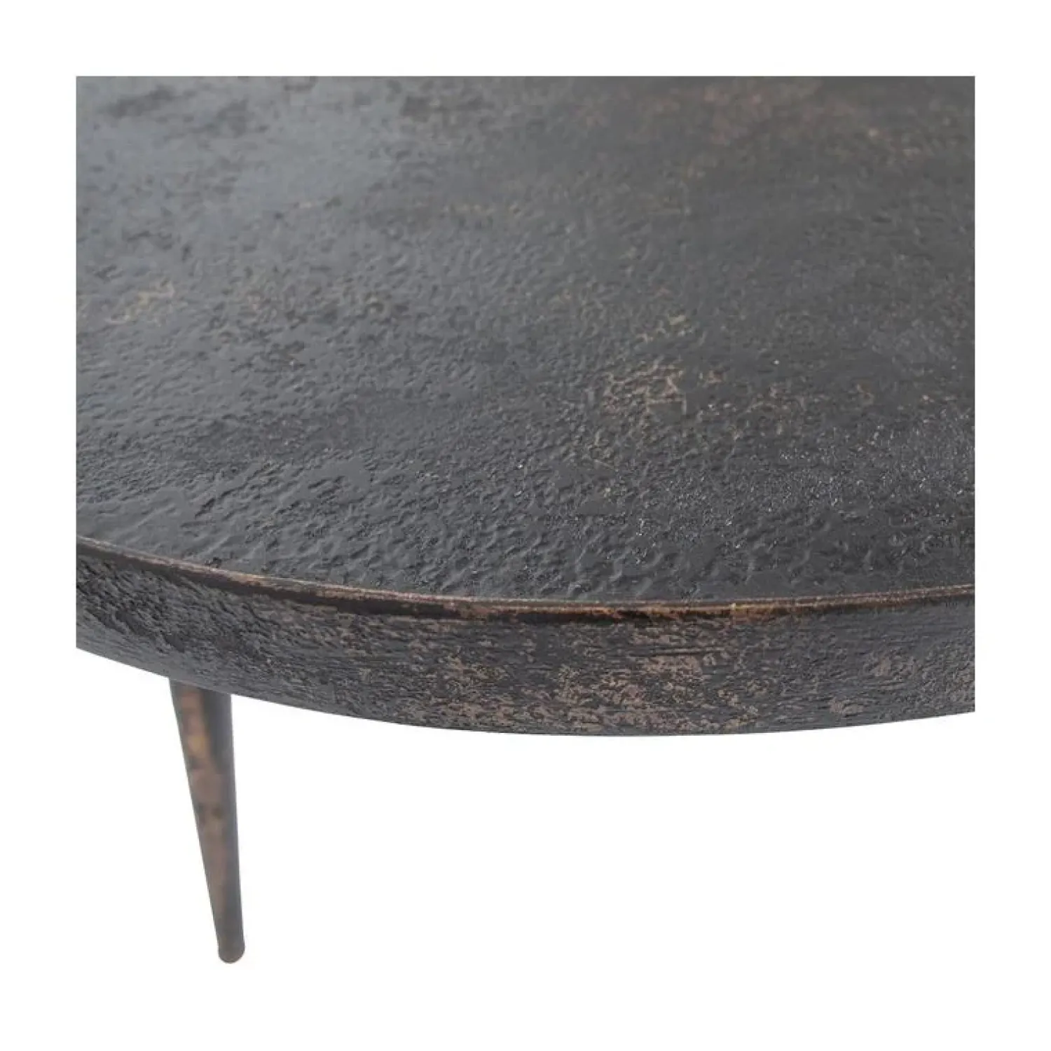 WOOOD Bijzettafels|Bounds Bijzettafel hout/metaal goud 76cm