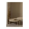 WOOOD Bijzettafels|Bounds Bijzettafel hout/metaal naturel 58cm