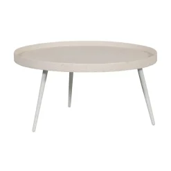 WOOOD Bijzettafels|Bounds Bijzettafel hout/metaal naturel 76cm