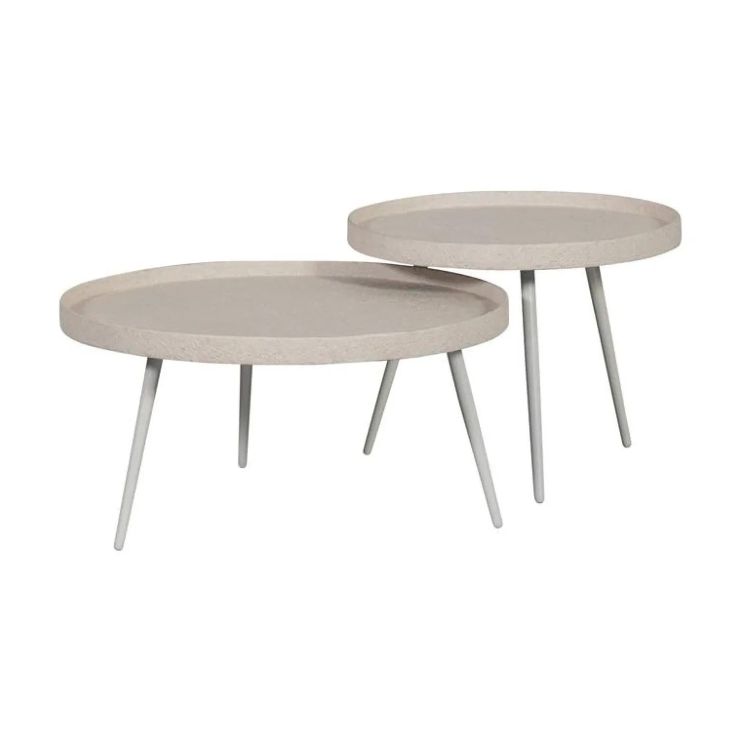 WOOOD Bijzettafels|Bounds Bijzettafel hout/metaal naturel 76cm