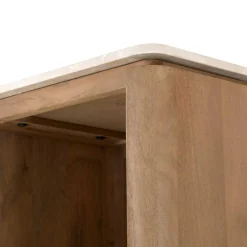 Furndea Boekenkasten|Industriele Kasten|Bovenblad Dallas Boekenkast Beige Marmer