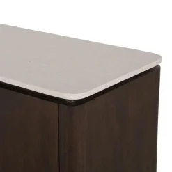 Furndea Dressoirs|Industriele Kasten|Bovenblad Dallas Dressoir Beige Marmer 210cm