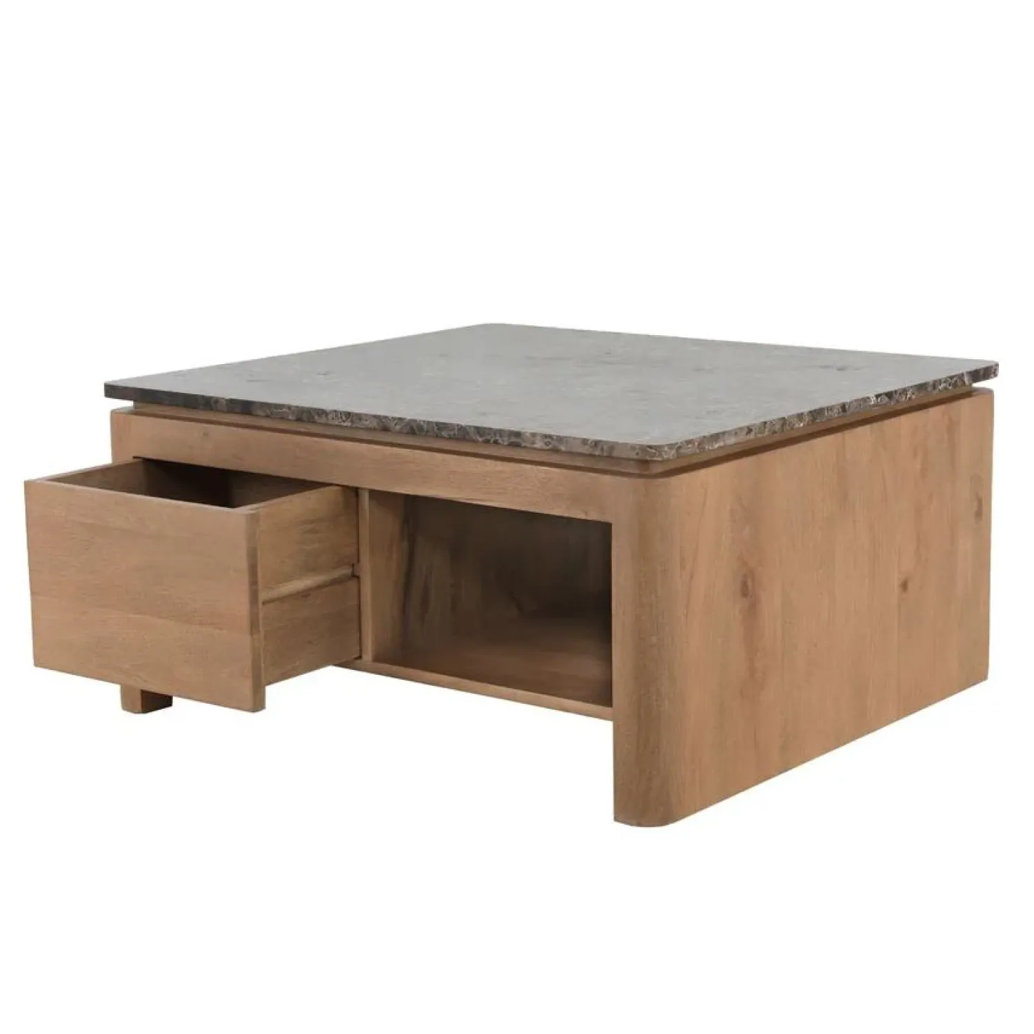 Furndea Salontafels|Bovenblad Dallas Salontafel Bruin Marmer