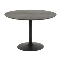Nordhavn Eettafels|Brad Eettafel rond Zwart 110cm
