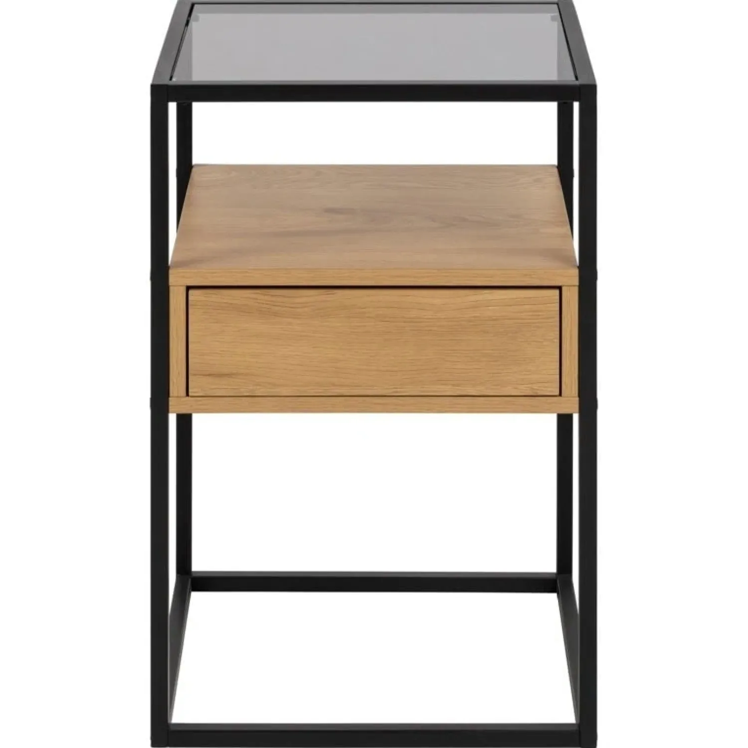 Nordhavn Nachtkastjes|Industriele Kasten|Brannor Nachtkastje Naturel 40cm