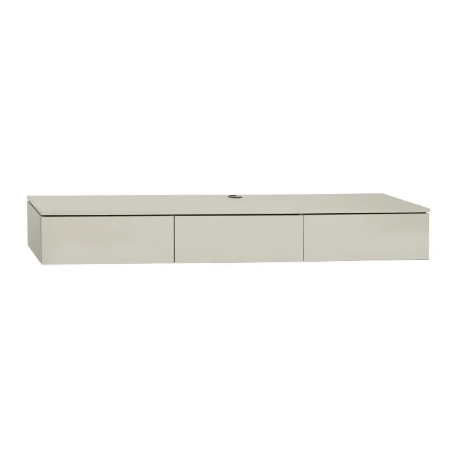 Maison Madera Industriele Kasten|Tv Meubels|Bravien Zwevend Tv meubel laag 3 deurs Ivoor 180cm