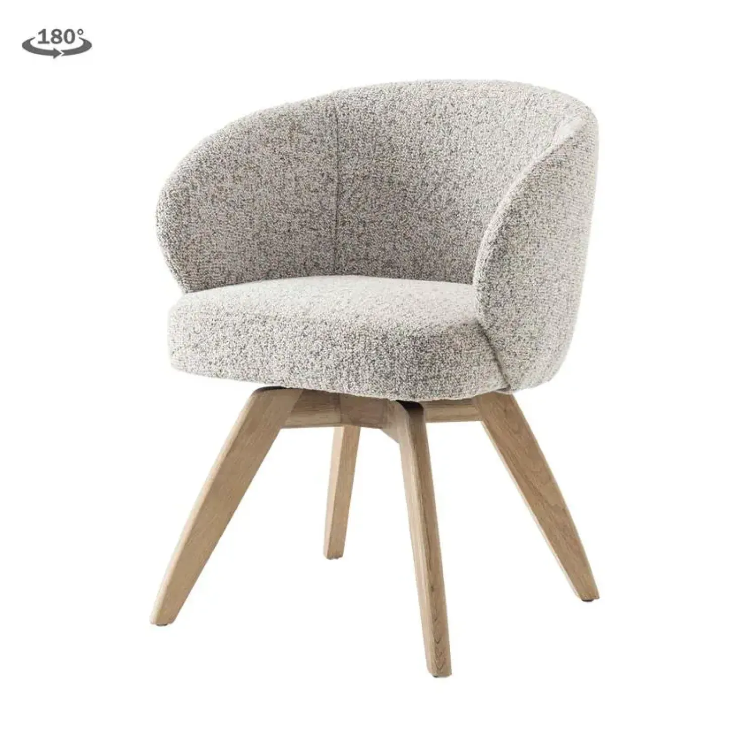 Tower living Eetkamerstoelen|Brescia Eetkamerstoel beige wit