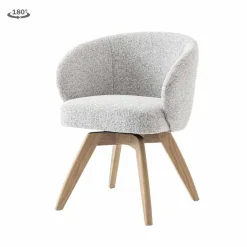 Tower living Eetkamerstoelen|Brescia Eetkamerstoel lichtgrijs