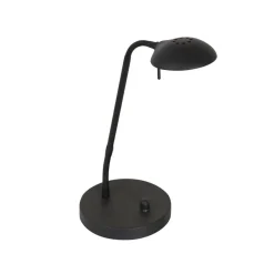 Steinmex Bureaulampen|Breton 1-lichts Tafellamp Zwart