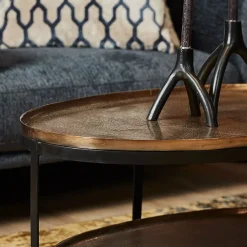 Furndea Salontafels|Bris salontafel goud ovaal