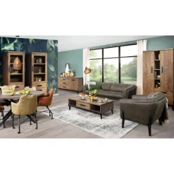 Maison Madera Dressoirs|Industriele Kasten|Briswick Dressoir 3 deuren 230cm