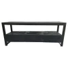 Furndea Industriele Kasten|Tv Meubels|Britt tv meubel industrieel mangohout zwart 150cm