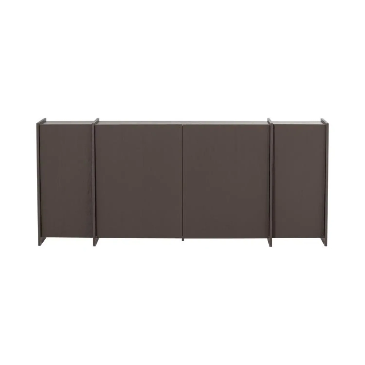 WOOOD Dressoirs|Industriele Kasten|Brock Dressoir Essen fineer Middenbruin 200cm