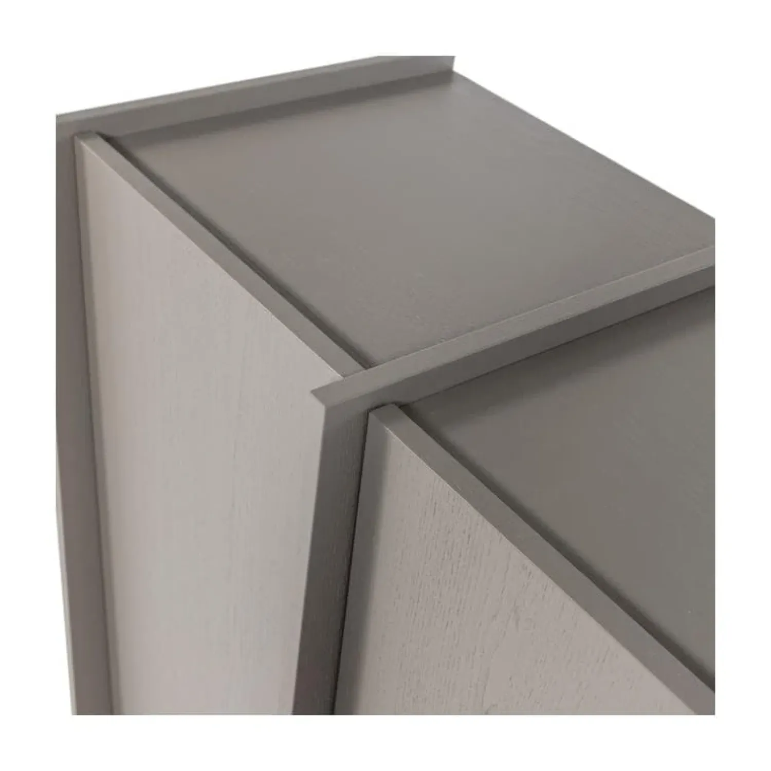 WOOOD Industriele Kasten|Kledingkasten|Brock Kledingkast 2-deurs Essen fineer Warmgrijs 102cm