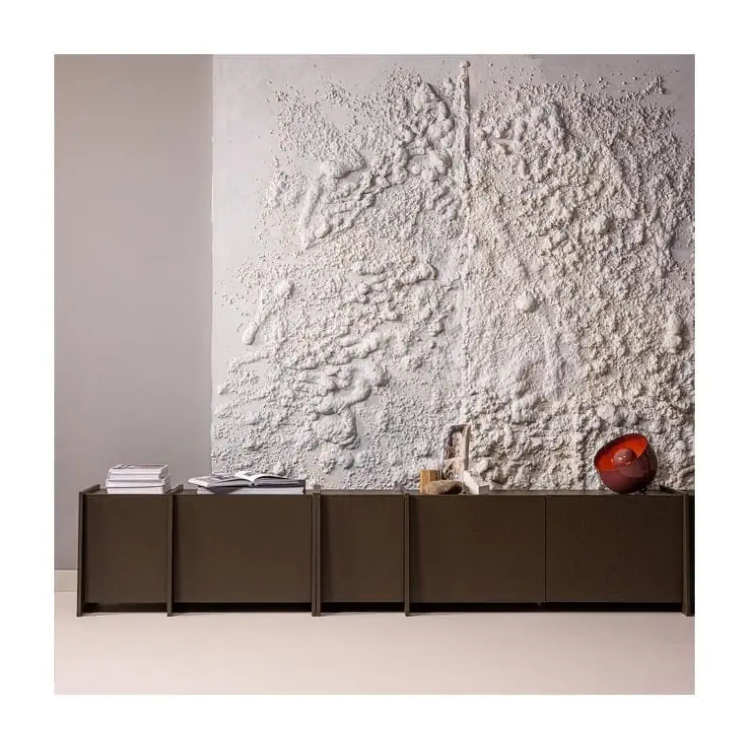 WOOOD Industriele Kasten|Tv Meubels|Brock Tv meubel Essen fineer Middenbruin 102cm