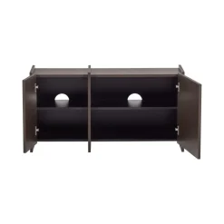 WOOOD Industriele Kasten|Tv Meubels|Brock Tv meubel Essen fineer Middenbruin 102cm