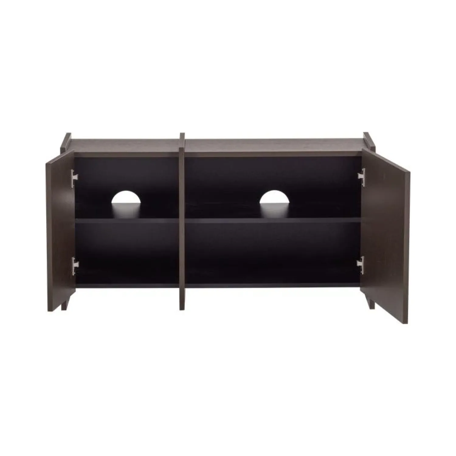 WOOOD Industriele Kasten|Tv Meubels|Brock Tv meubel Essen fineer Middenbruin 102cm