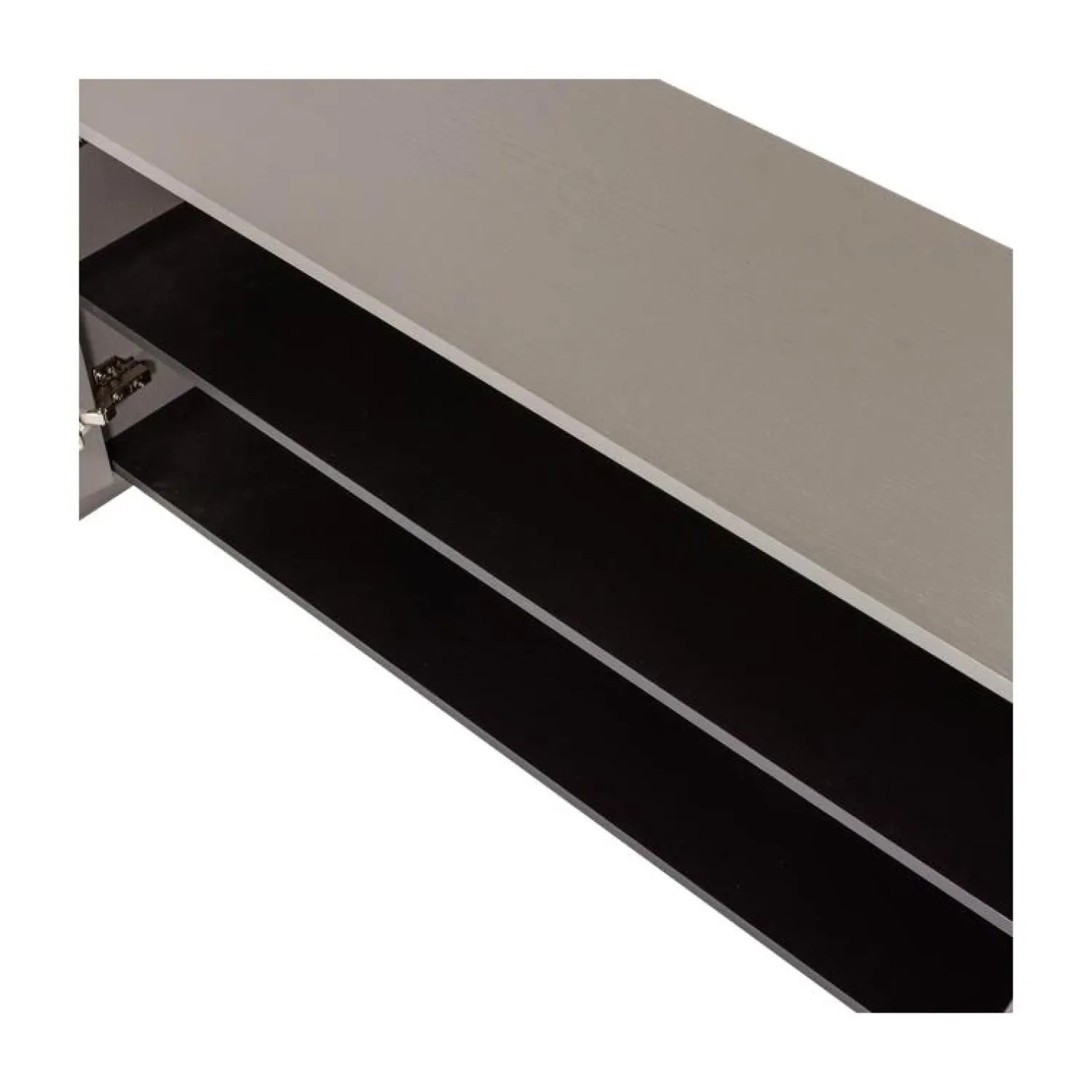 WOOOD Industriele Kasten|Tv Meubels|Brock Tv meubel Essen fineer Warmgrijs 200cm