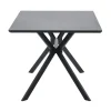 WOOOD Eettafels|Bruno Rechthoekige Eettafel zwart 160cm