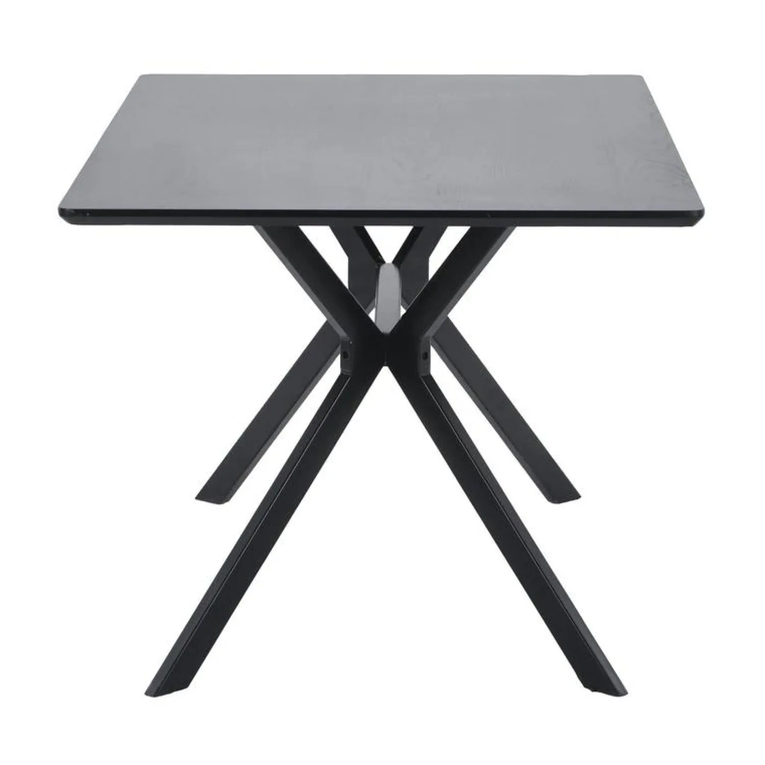WOOOD Eettafels|Bruno Rechthoekige Eettafel zwart 160cm
